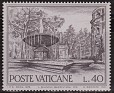 Vatican City State - 1975 - Architecture - 40 Liras - Brown - Vaticano, Architecture - Scott 574 - Sources by Roma Plaza de Santa Marta Abside San Pedro - 0